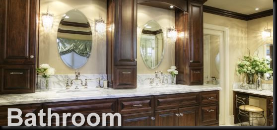 Image of Bathroom Wood Cabinet Gallery